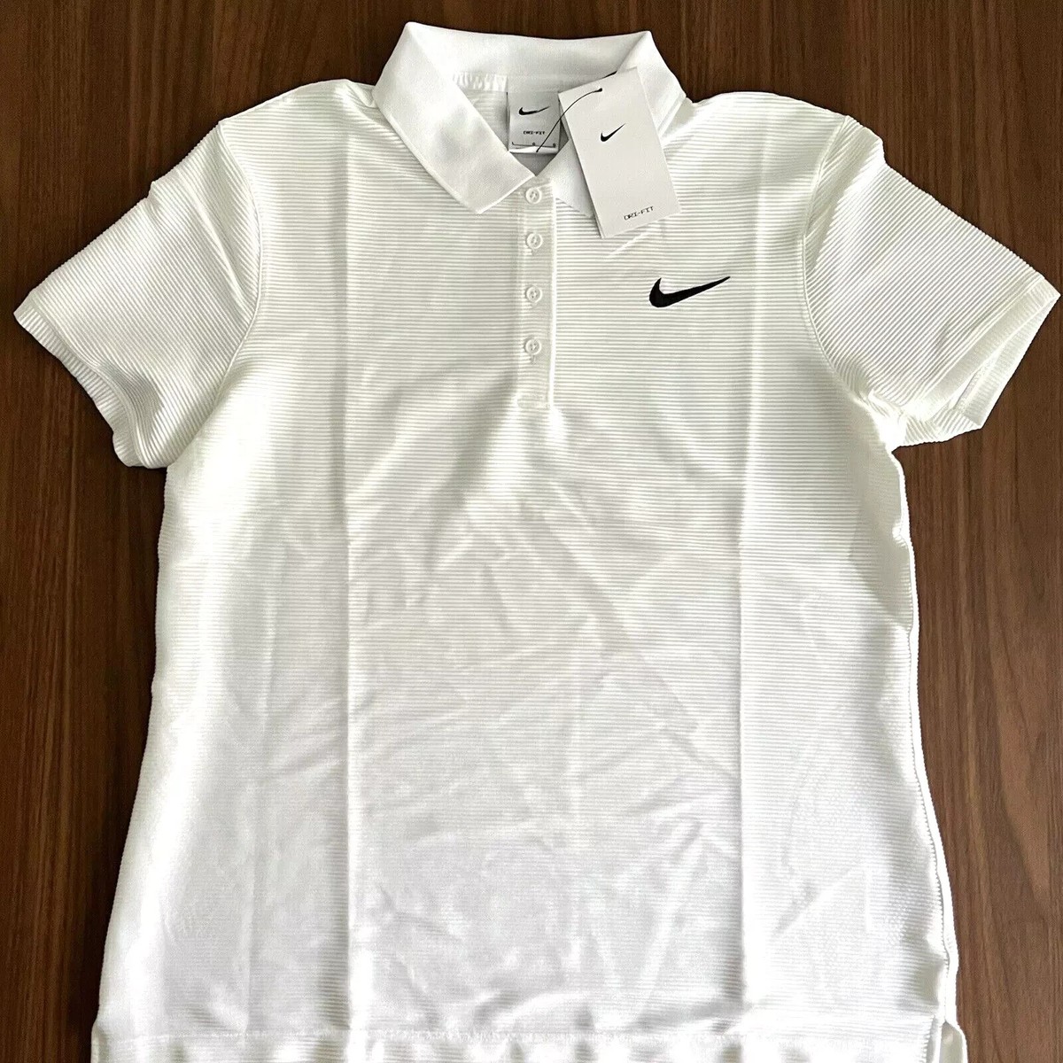 NEW ($68) Nike Victory Dri-FIT Golf Polo Ribbed Shirt Womens XS