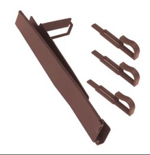 Forticrete SL8 Dry Verge 10 Pack Clips Left Rustic Red Roofing Building Supplies