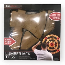 NEW FunKtion Sports Tomahawk Lumberjack Foam Axe Toss Throwing Set Game For Kids