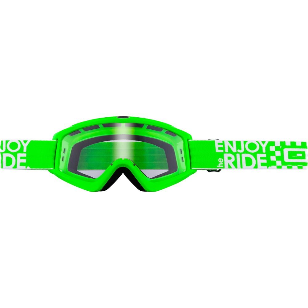 Oneal B-Zero Goggles MX Green/Clear Lens Motocross Off-Road