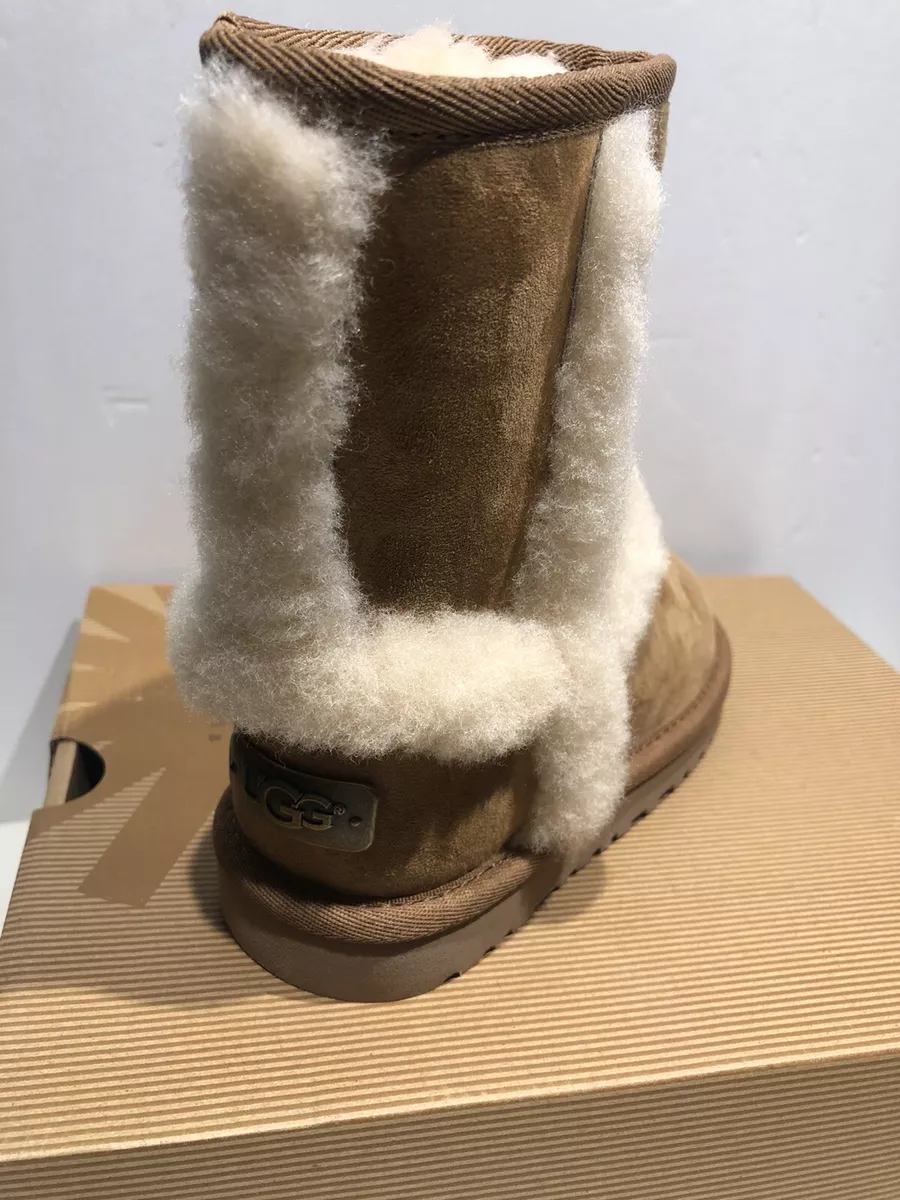UGG K HADLEY BOOTS 1010253 CHESTNUT KIDS SIZE US11 UK 10 EU 28 JAPAN 17.5 NEW