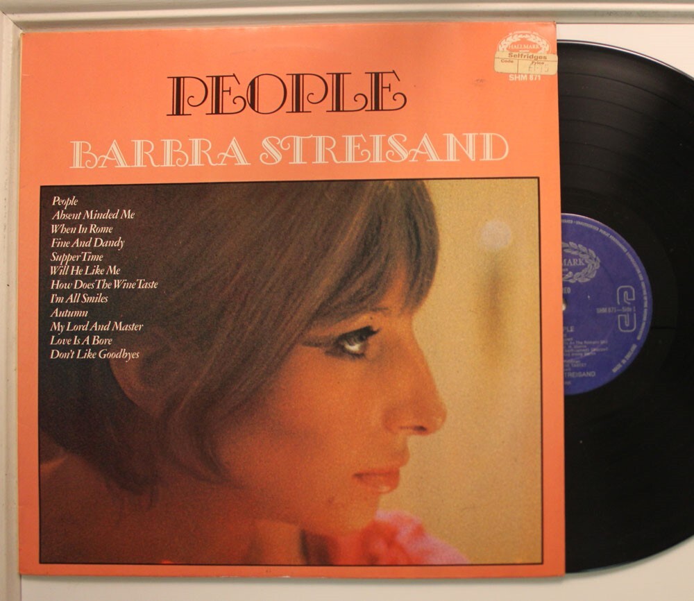 Barbra Streisand/Special Selectionレアプロモ Barbra Streisand Uk Import Lp People On Hallmark - Nm / Vg++ | eBay