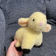 Baby Gund Plush 1988 Yellow Lamb Sheep Plush RARE Vintage