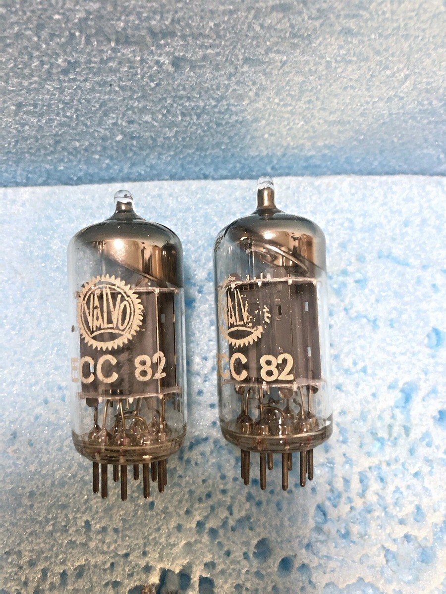 VALVO 12au7/ECC82 2本 Valvo ECC82 12au7 ecc802s Long Plate 45 Degree O Getter