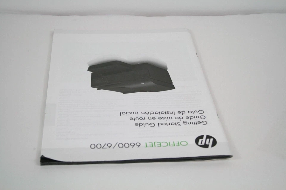 HP Hewlitt Packard 6600 6700 Getting Started Guide English French Spanish - Image 4 of 4