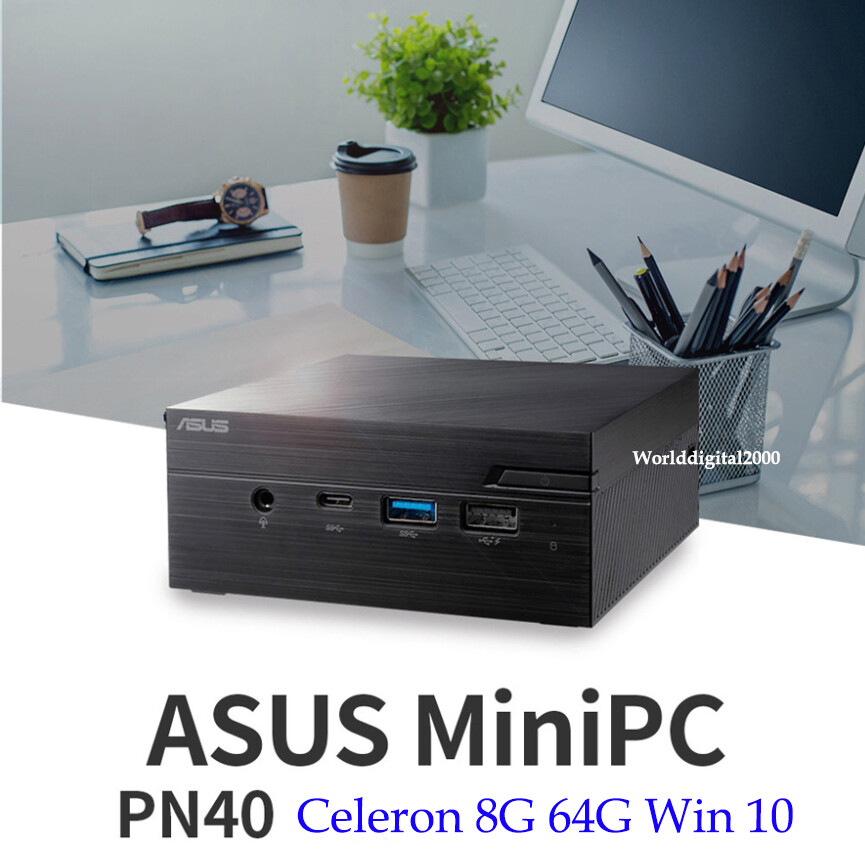 ASUS Mini PC PN40 Celeron UHD600 4K 8G 64GB(eMMC) Window 10 Pro