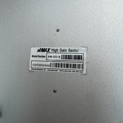 Ubiquiti airMAX 5 GHz 2x2 MIMO BaseStation Sector Antenna AM-5G19 w/ Hardware - Photo 4/11