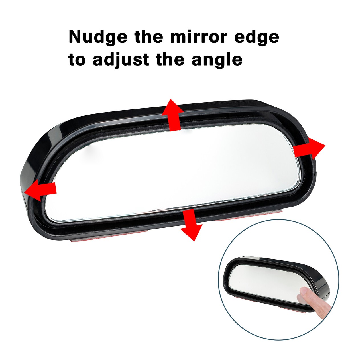 Warehouse Forklift Safety Equipment 2-Pack Rectangular Convex Mirrors 12" - Blind Spot Mirrors For Trucks, Tractors & Farm Vehicles Vehicle Blind Spot Mirrors - View #14
