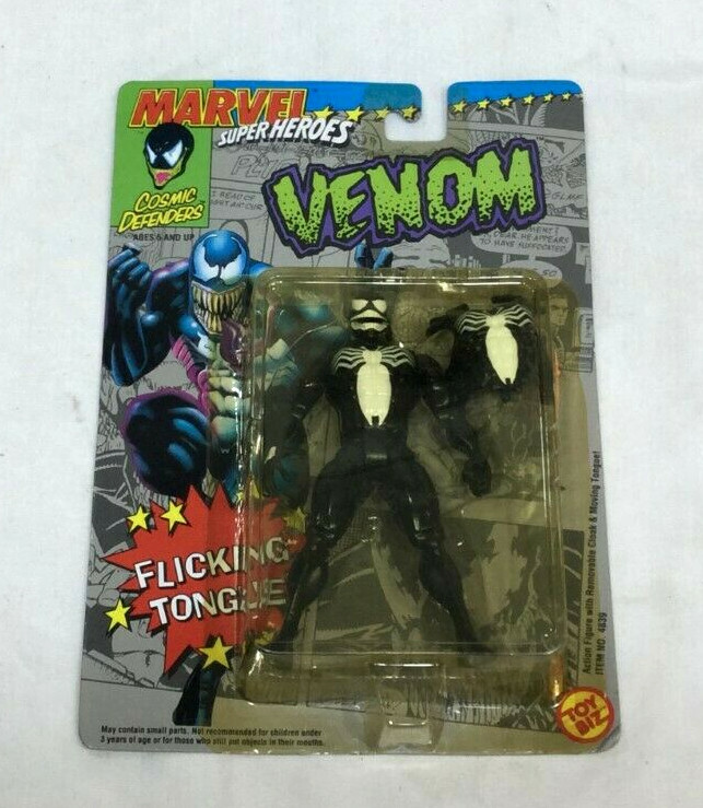 1992 Toybiz Marvel Comics Spiderman Venom 6 Inch Figure Flicking