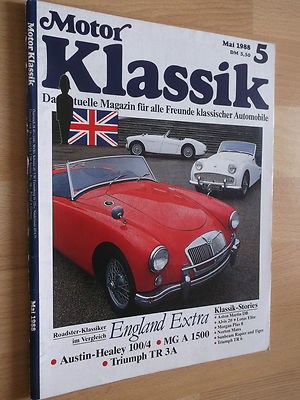 Motor Klassik Heft 5/1988; Alvis Speed 20 TT; Aston Martin DB 4,5,6; Norton Manx