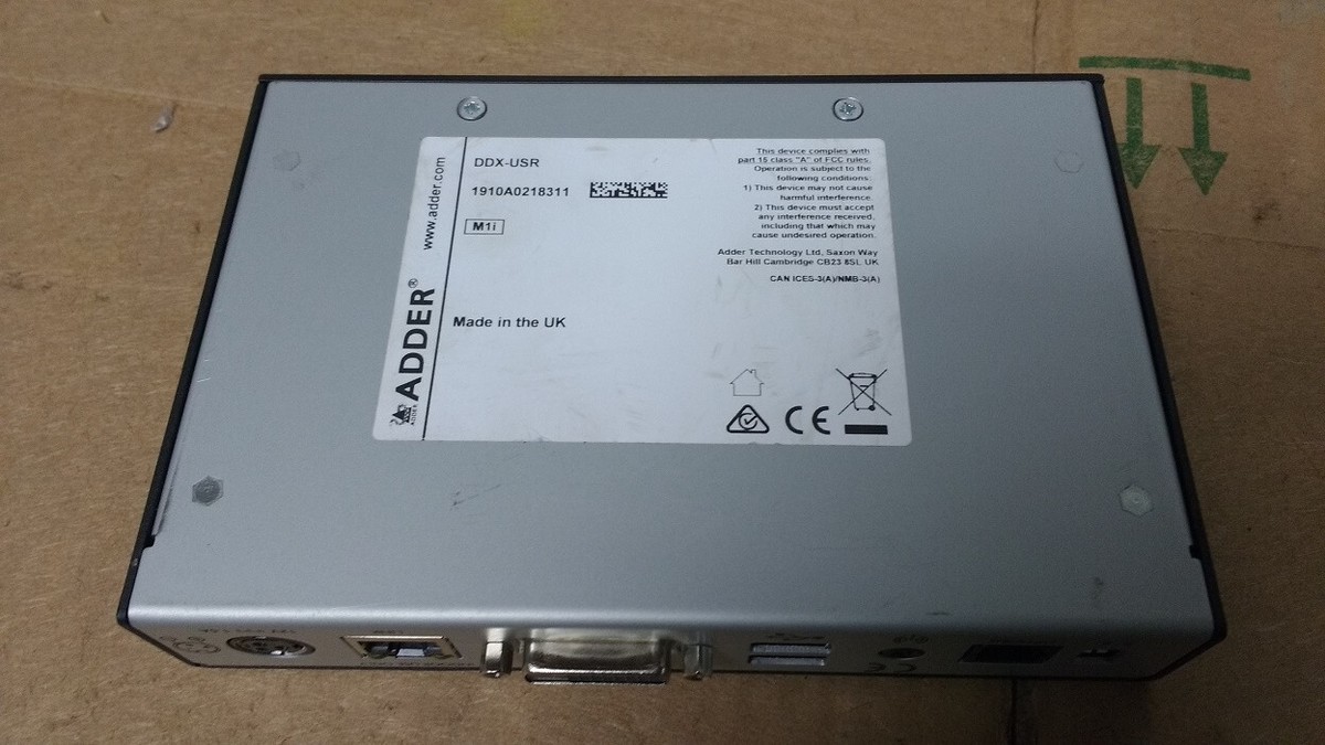 Adder AdderView DDX-USR KVM Matrix User Station (NO POWER CORD OR