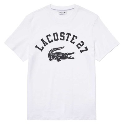 RARE NEW Men's Lacoste 27 CREW NECK Cotton Blend T-SHIRT
