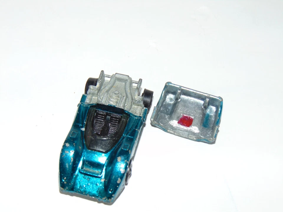 Vintage Hot Wheels Redline McLaren M6A 1968 Aqua w/ black interior - Image 4 of 4