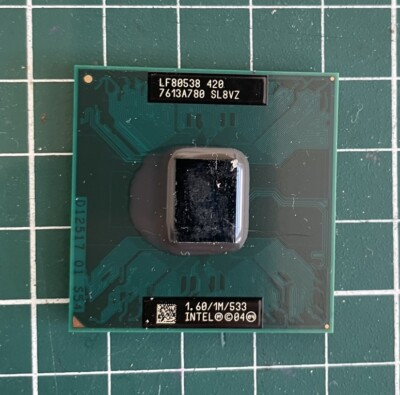 Intel Celeron M 420 Prozessor SL8VZ 1,60GHz 533MHz 1MB Cache Sockel PPGA478