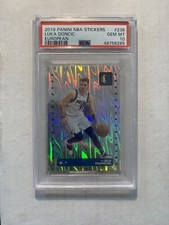 2019-20 Panini Luka Doncic NBA Sticker #236 PSA 10 GEM MINT POP 1 HOLO FOIL