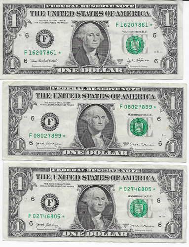 2003 A 2017 2017 A $1 Federal Reserve STAR Notes (3) Atlanta District