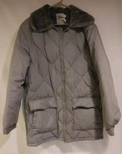Vintage Brian Gregory Alaska Down LTD. Gray Duck Down Warm Winter Coat Size XL