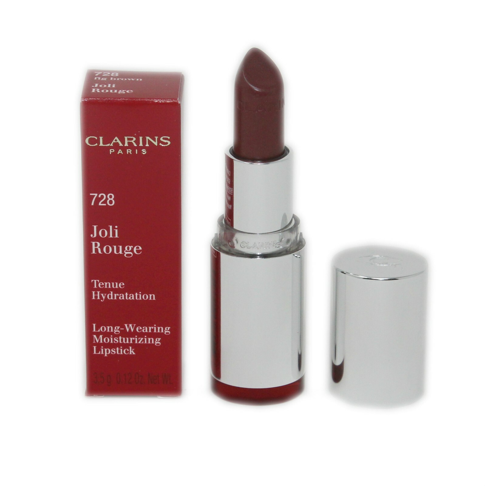 CLARINS JOLI ROUGE УВЛАЖНЯЮЩАЯ ДЛИННАЯ ПОМАДА 35G 728 - FIG BROWN 8090₽
