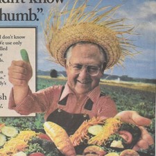 1995 Wendy's Restaurant Dave Thomas Green Thumb Jungle Rama Coloring Junglerama