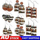 Women Book Earrings Acrylic Bookcase Dangle Earrings For Book Lovers Gifts AU