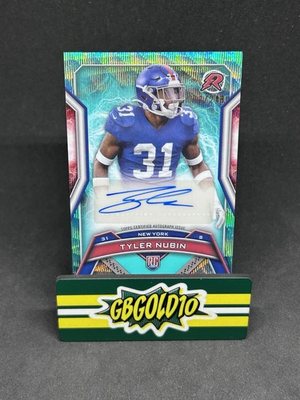 #ad Topps 2024 Resurgence Aqua Surge Tyler Nubin Rookie Auto 249 RRS TN Giants $4.99