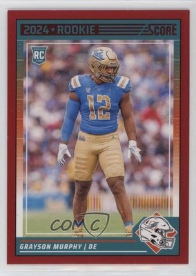 2024 Score Rookies Red Grayson Murphy #388 Rookie RC 1ew5