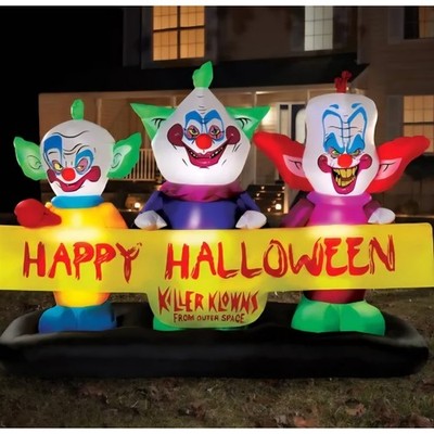 Killer Klowns From Outer Space Inflatable Halloween Decoration 