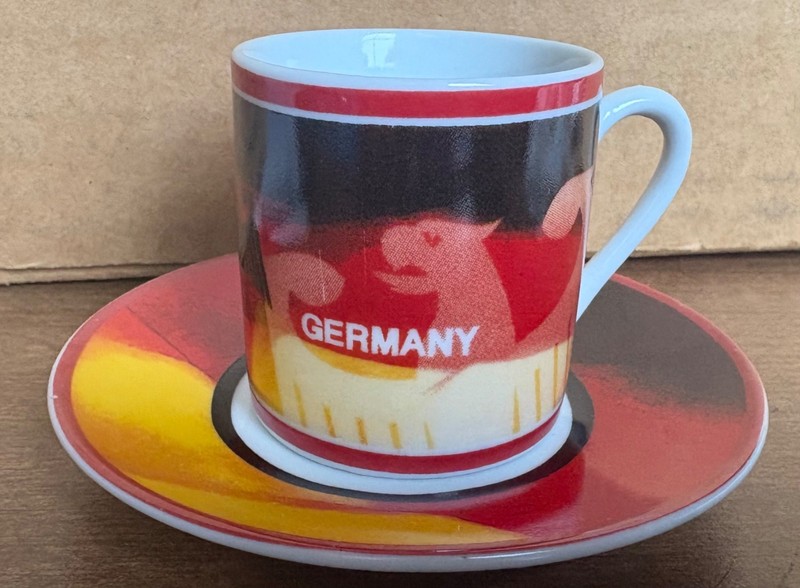 Germany Deutschland Espresso Cup and Saucer