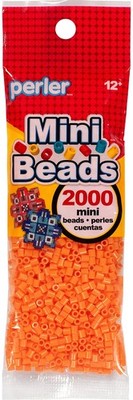 Mini Perler Perlen 2000/Pkg - Orange - MPB80-14-099