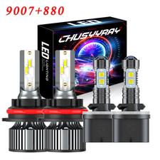For Dodge Dakota 1997-00 6000k Led Headlight High Low Fog Light 4x Bulbs Combo For Dodge Dakota 1997-00 6000k Led Headlight High Low Fog Light 4x Bulbs Combo