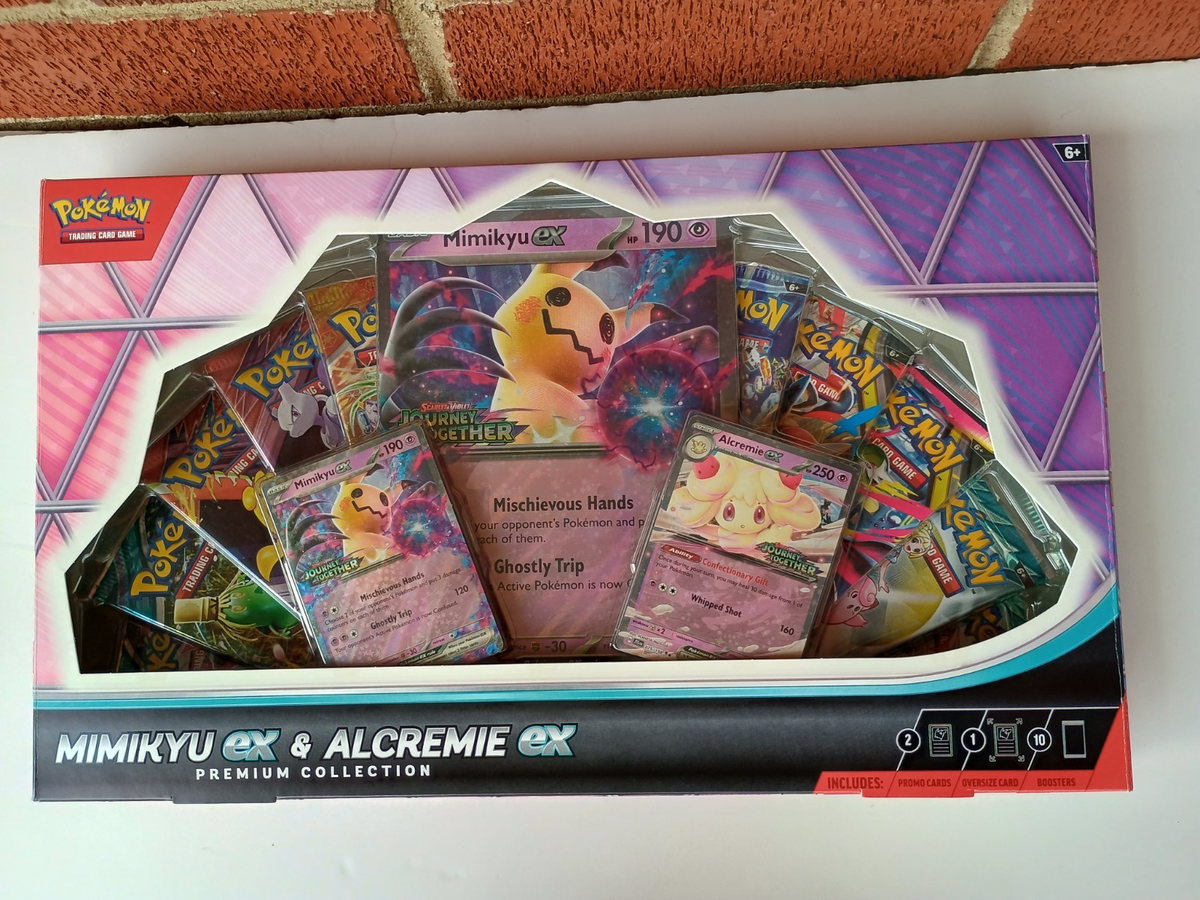 pokmon trading card game:mimikyu ex & alcremie ex premium collection Pokemon TCG: Mimikyu Box : Toys Games Collect them all and play today! Pokemon Mimikyu ex & Alcremie