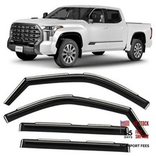 in-Channel Incredibly Durable Rain Guards Compatible with For Tundra 22-26