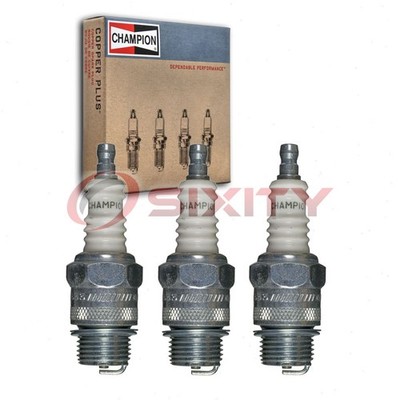 3 pc Champion Industrial Spark Plugs for 1959-1968 Saab 95 0.8L L3 Ignition hz