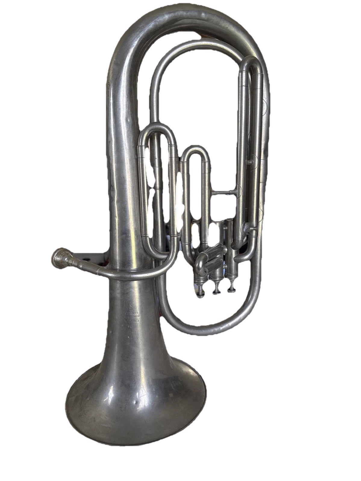 Antique C Mahillon Euphonium 3 Valve - Brass - Belgian cl