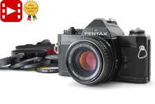 Read Near MINT Pentax MX Black 35mm SLR Film Camera SMC M 50mm f1.7 Lens JAPAN