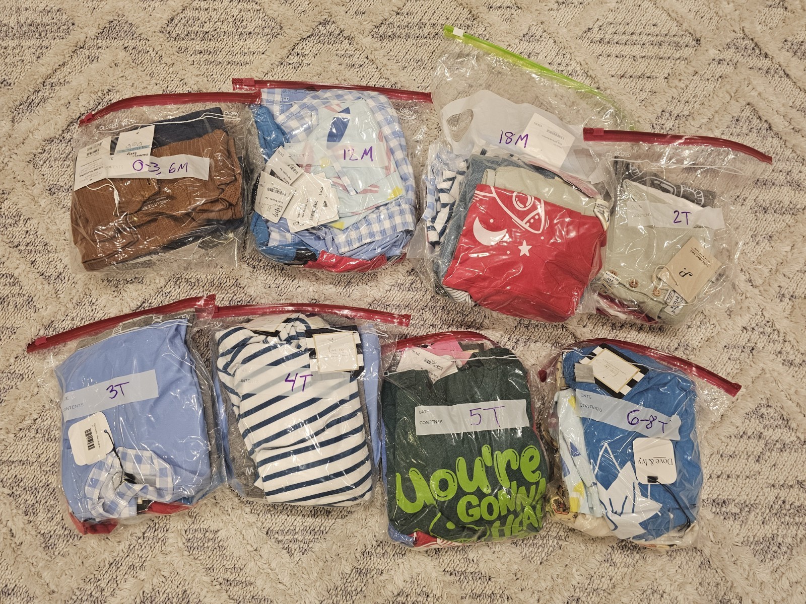 Ropa boutique bebé niño nueva con etiquetas