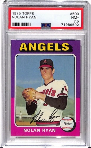 1975 Topps - Nolan Ryan #500 PSA 7.5