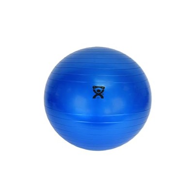 CanDo Non-Slip Vinyl Inflatable Exercise Ball, Blue, 11.8'', Blue (11.8'')