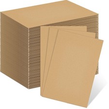 110 Pack 5x7 Inch Corrugated Cardboard Sheets Flat Packaging Inserts