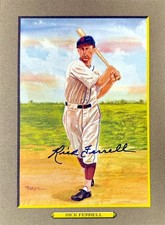 Rick Ferrell signed Red Sox Perez Steele Great Moments 5.75x8 Postcard - Beckett