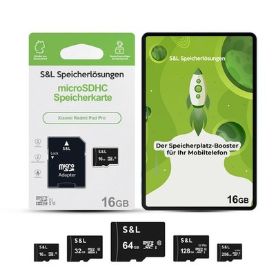 micro SD Speicherkarte für Xiaomi Redmi Pad Pro 16GB 32GB 64GB 128GB 256GB Top