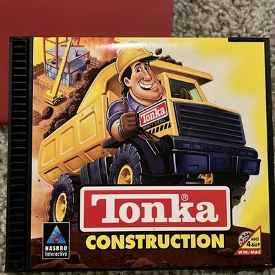 Tonka Construction PC CD-ROM Game Hasbro Interactive Windows/Mac 1997 Ages 4+