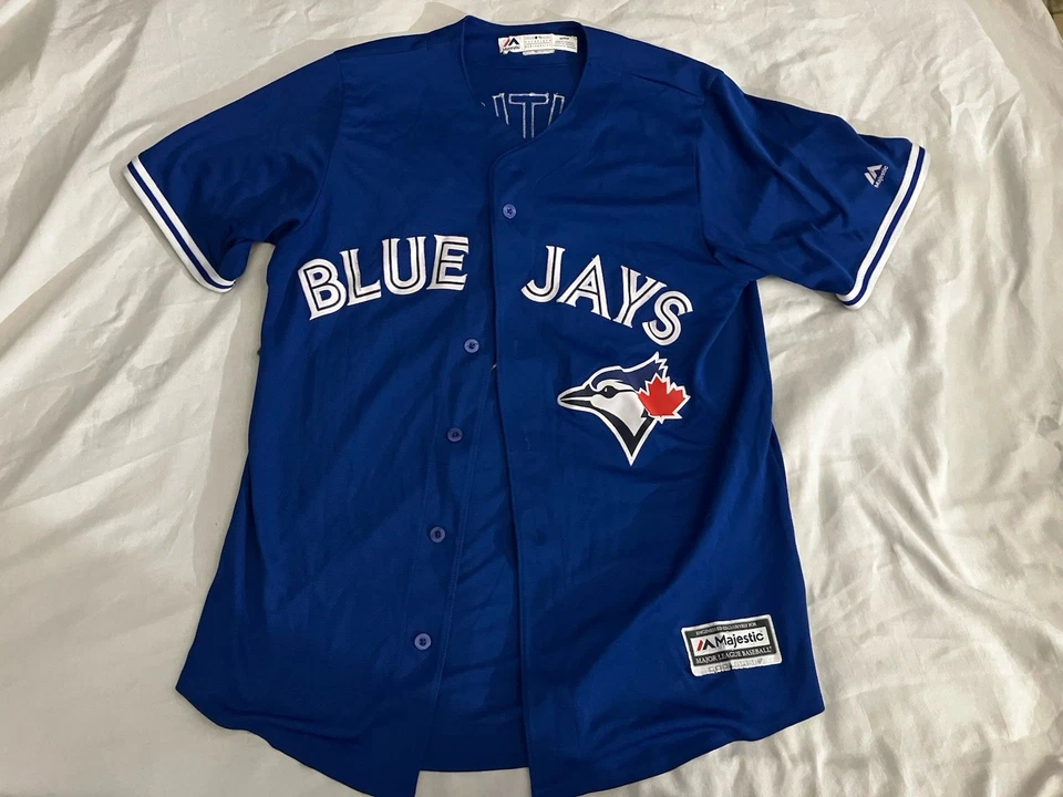 Majestic Men's Jose Bautista Royal Toronto Blue Jays Jersey Size M - Image 2 of 4