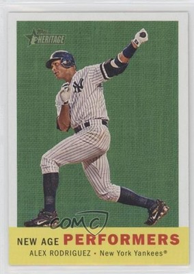 2008 Topps Heritage New Age Performers Alex Rodriguez #NAP7 n1u