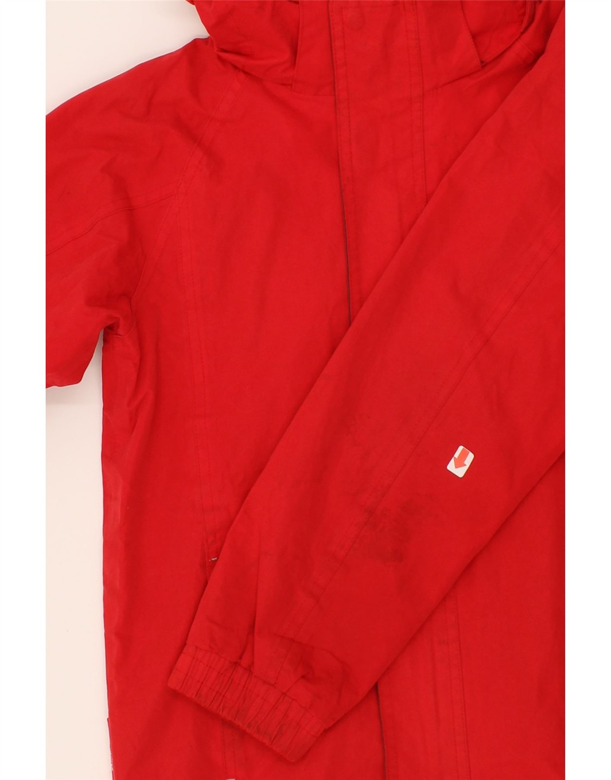 MOUNTAIN WAREHOUSE Boys Hooded Windbreaker Jacket 9-10 Years Red Polyester CW67 image 5