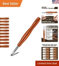 Complete Set of Ergonomic Crochet Hooks - Sizes 1.5mm to 6.0mm for All Projects