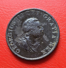 1799 Great Britain George III Half Penny Coin