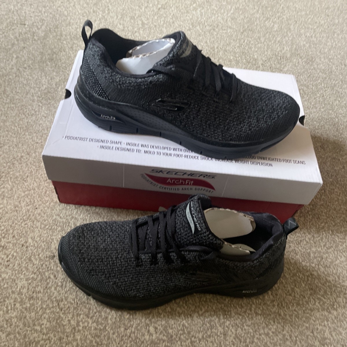 Skechers Arch Fit Infinite Adventure Ladies Womens Vegan Trainers Shoes  Size UK7