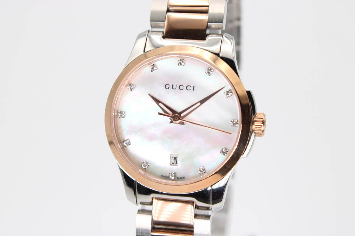GUCCI G-Timeless YA126544 Mother of Pearl Dial Quartz Women's