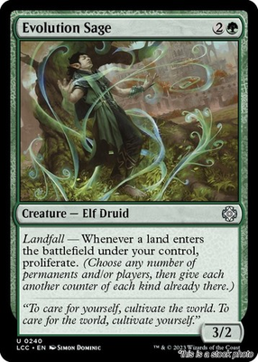 #ad EN Evolution Sage 240 LCC NM $4.90